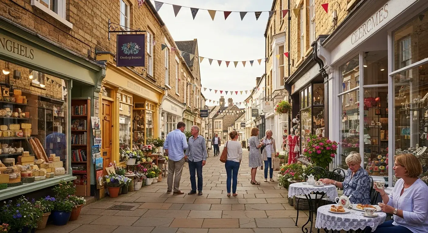 Shopping in Morpeth: Bridge Street and Sanderson Arcade