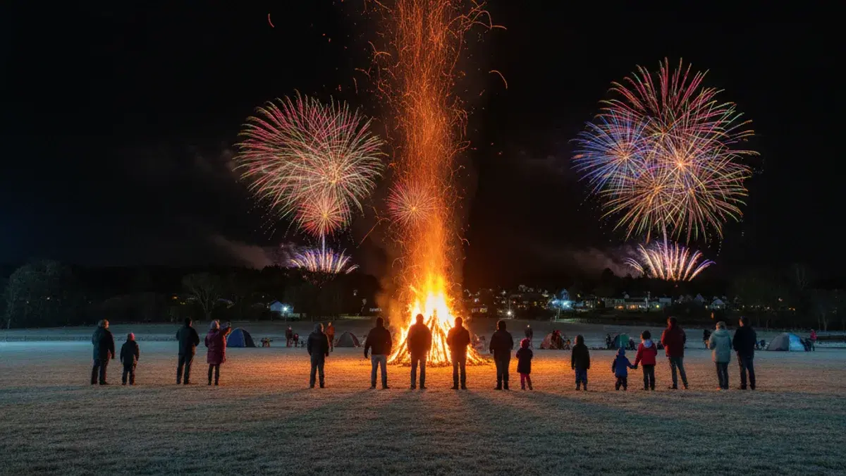 Bonfire Night in Morpeth