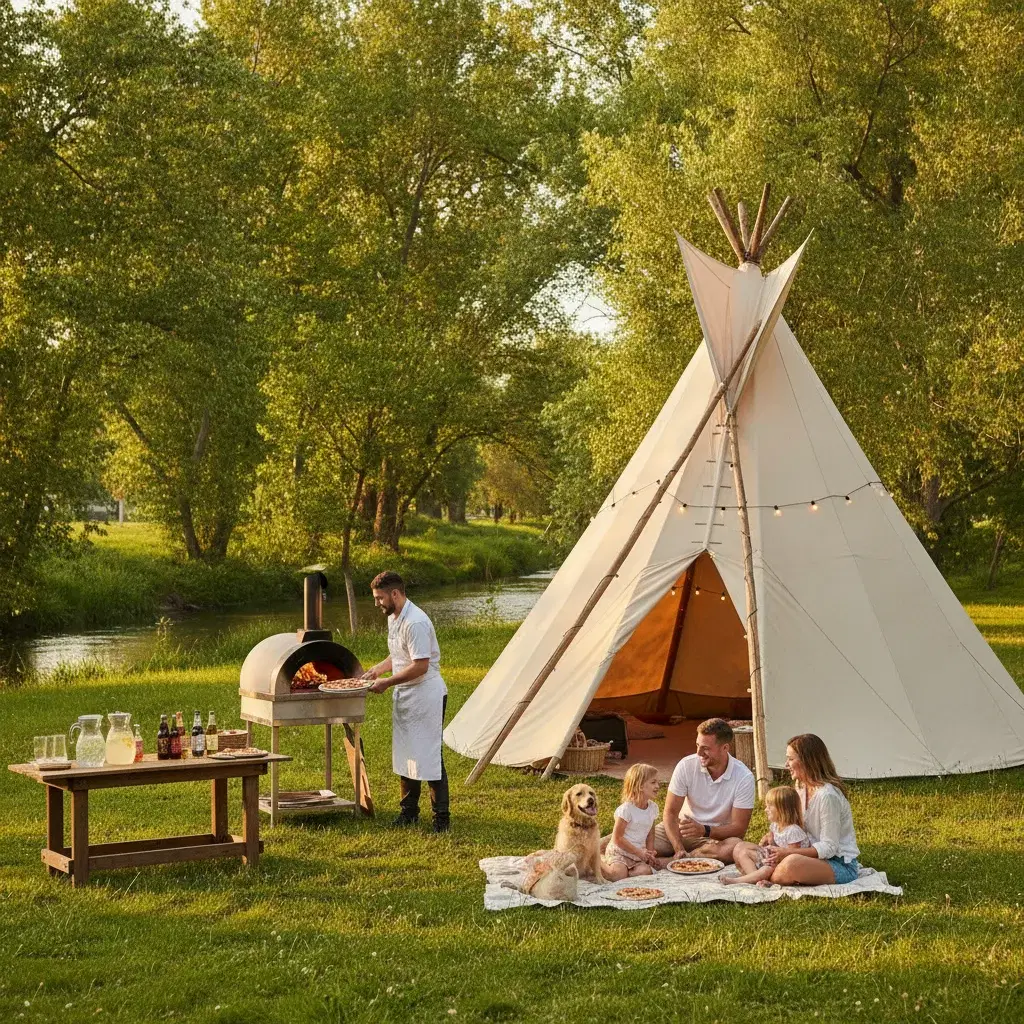 The Pavilion Tipi Returns to Carlisle Park for Summer